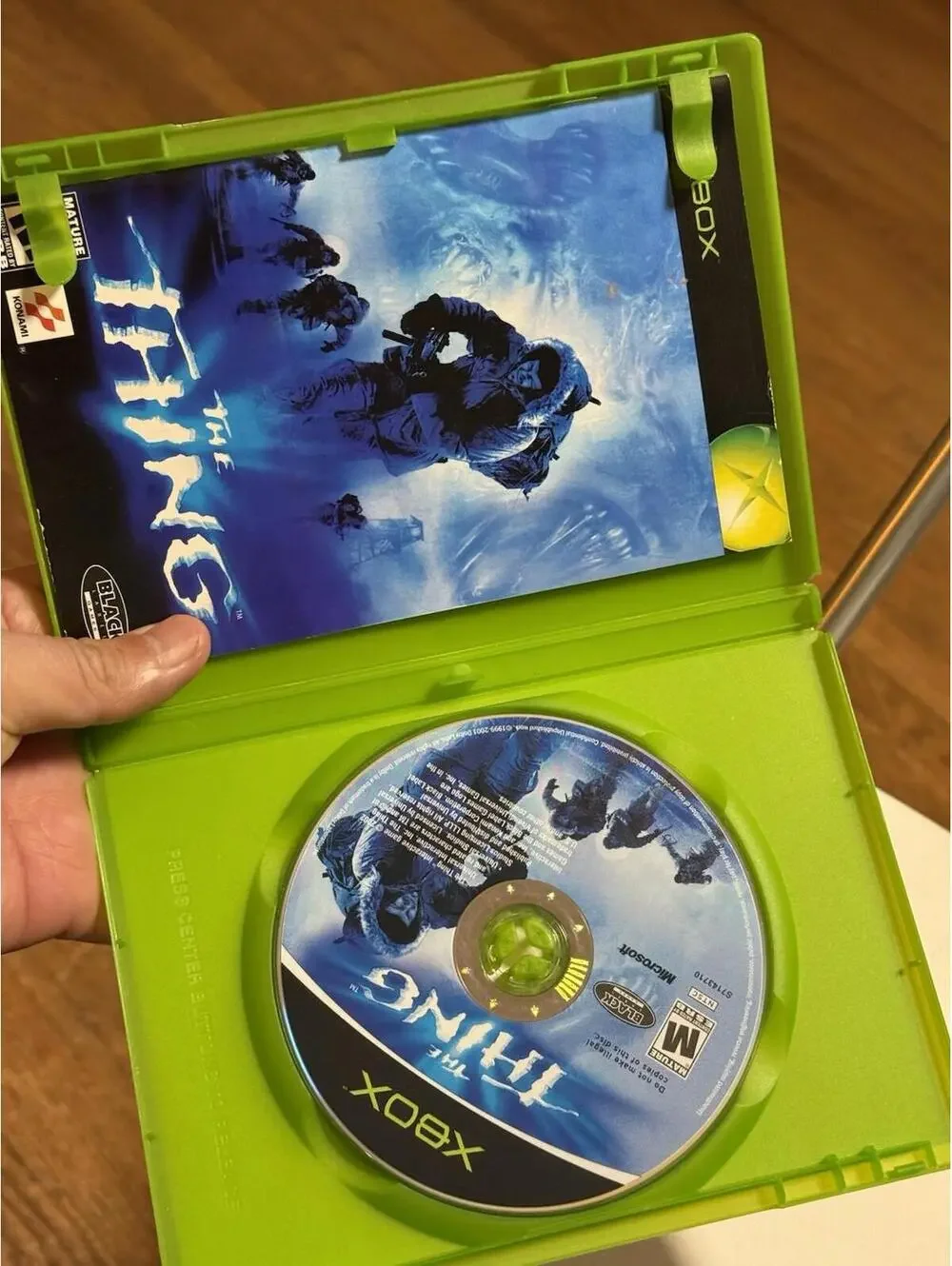The Thing Microsoft Xbox Complete Good Condition